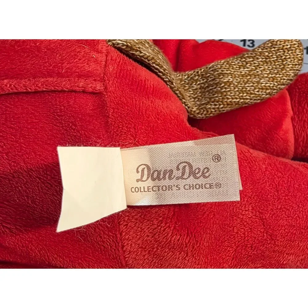 Sock Monkey™ Plush Dan Dee Collector's Choice Red Pajamas Nightcap 15